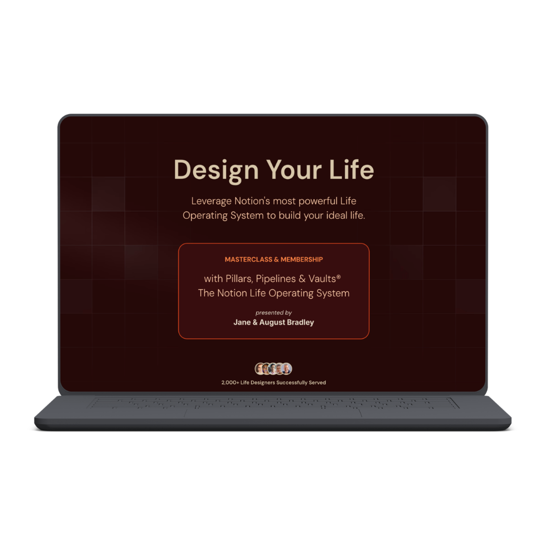 August Bradley - Notion Life Design 2026